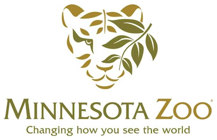 Minnesota Zoo included a graphic of a tiger above its name and slogan in its nonprofit logo design.