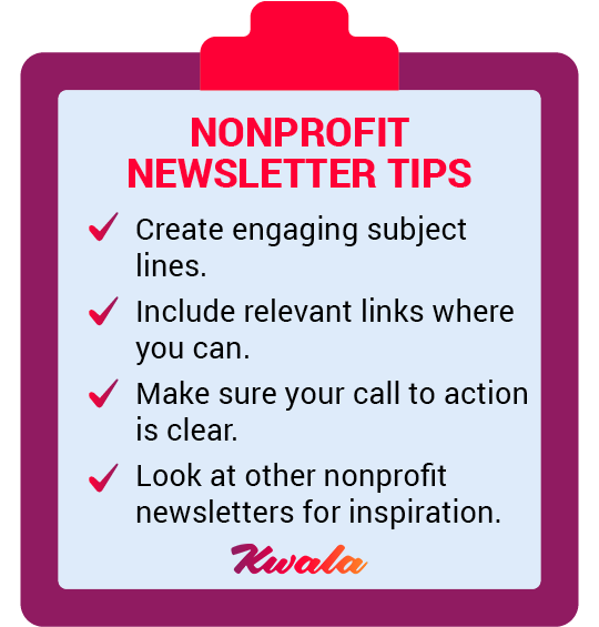 Follow these nonprofit newsletter tips.